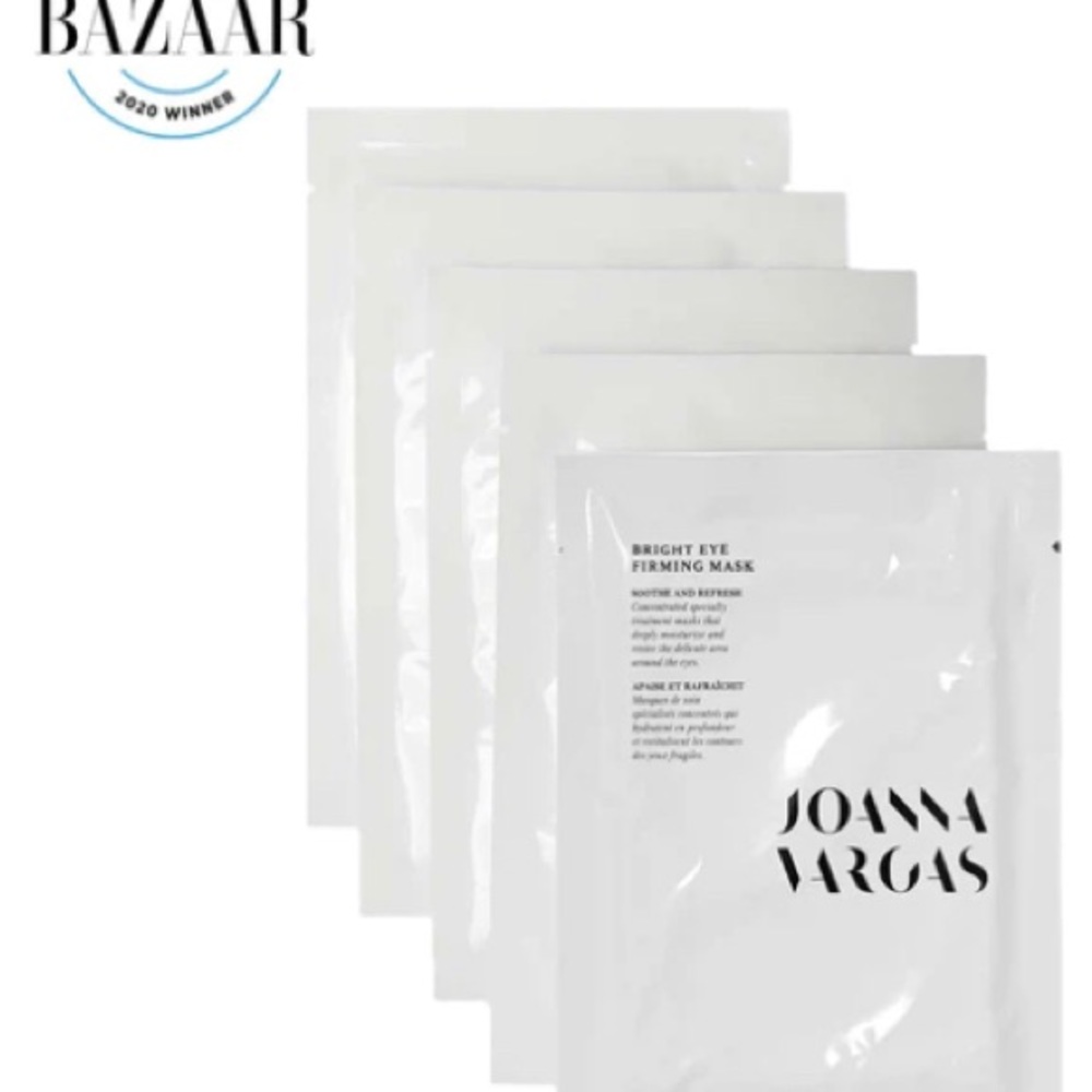 Joanna Vargas Bright Eye Firming Masks-ANTI-AGING GEL PATCHES .75oz (5 Masks)NEW